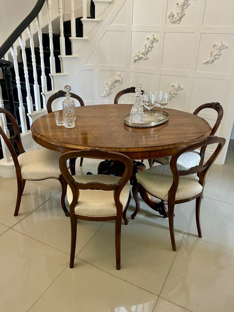 Exceptional Quality Antique Victorian Rosewood Centre/Dining Table - Image 4